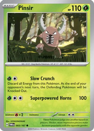 Pinsir (003/167)  [SV06: Twilight Masquerade]