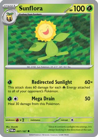 Sunflora (007/167)  [SV06: Twilight Masquerade]
