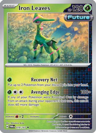 Iron Leaves (019/167) Holofoil [SV06: Twilight Masquerade]