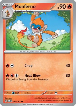 Monferno (032/167)  [SV06: Twilight Masquerade]