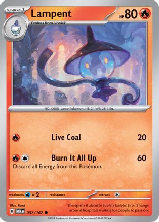 Lampent (037/167)  [SV06: Twilight Masquerade]