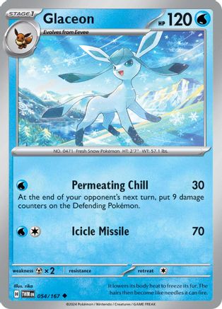 Glaceon (054/167)  [SV06: Twilight Masquerade]