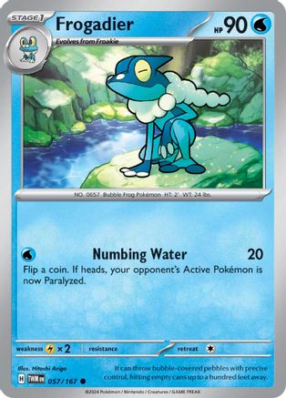 Frogadier (057/167) Reverse Holofoil [SV06: Twilight Masquerade]