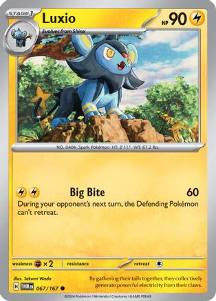 Luxio (067/167)  [SV06: Twilight Masquerade]