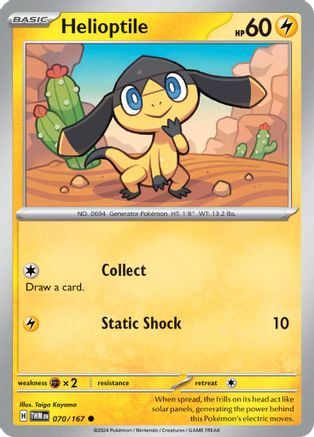 Helioptile (070/167)  [SV06: Twilight Masquerade]