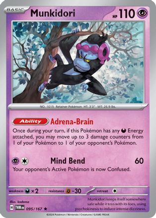 Munkidori (095/167) Holofoil [SV06: Twilight Masquerade]