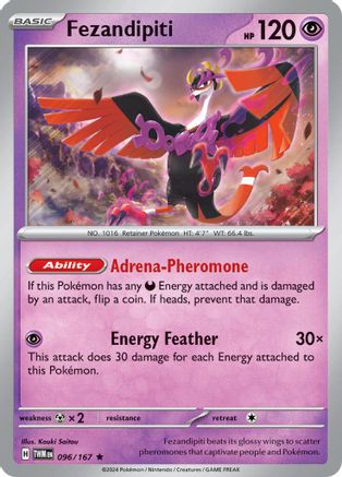 Fezandipiti (096/167) Reverse Holofoil [SV06: Twilight Masquerade]