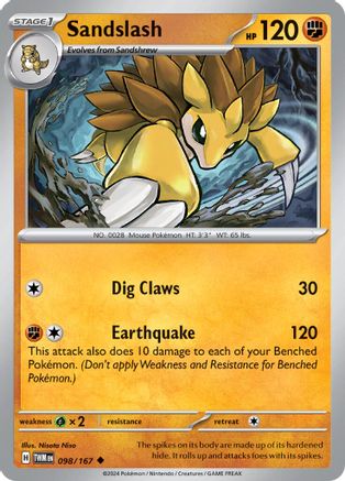 Sandslash (098/167)  [SV06: Twilight Masquerade]