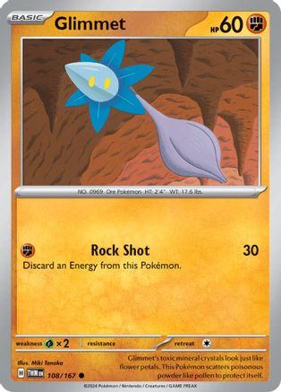 Glimmet (108/167) Reverse Holofoil [SV06: Twilight Masquerade]