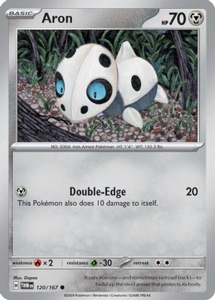 Aron (120/167) Reverse Holofoil [SV06: Twilight Masquerade]
