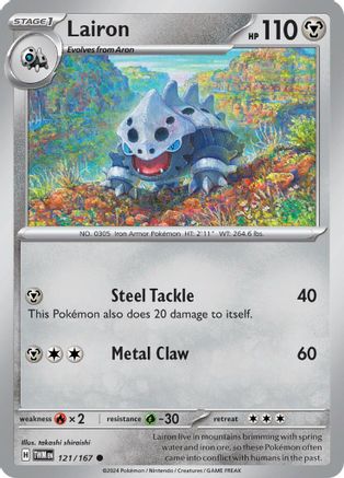 Lairon (121/167) Reverse Holofoil [SV06: Twilight Masquerade]