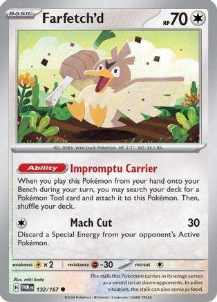 Farfetch'd (132/167)  [SV06: Twilight Masquerade]