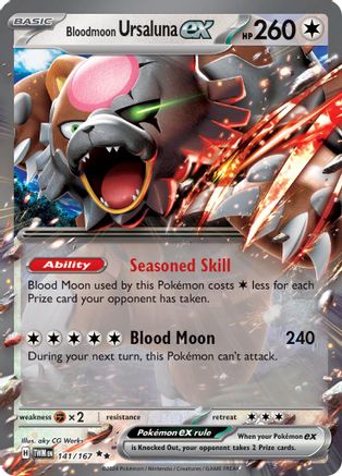 Bloodmoon Ursaluna ex (141/167) Holofoil [SV06: Twilight Masquerade]