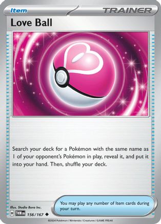 Love Ball (156/167) Reverse Holofoil [SV06: Twilight Masquerade]