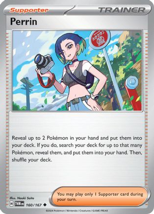 Perrin (160/167) Reverse Holofoil [SV06: Twilight Masquerade]