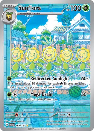 Sunflora (169/167) Holofoil [SV06: Twilight Masquerade]