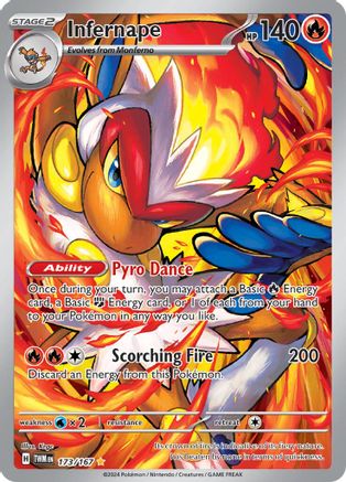 Infernape (173/167) Holofoil [SV06: Twilight Masquerade]