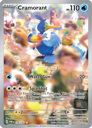 Cramorant (176/167) Holofoil [SV06: Twilight Masquerade]