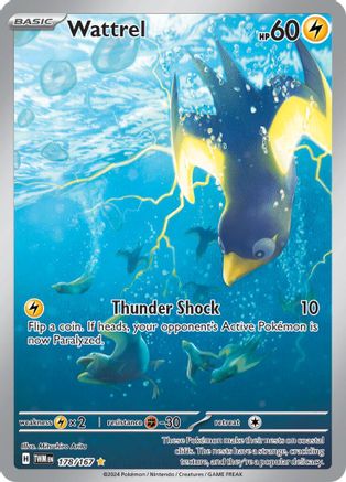 Wattrel (178/167) Holofoil [SV06: Twilight Masquerade]