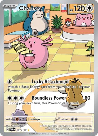 Chansey (187/167) Holofoil [SV06: Twilight Masquerade]