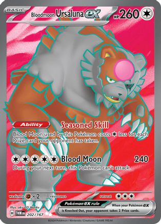 Bloodmoon Ursaluna ex (202/167) Holofoil [SV06: Twilight Masquerade]