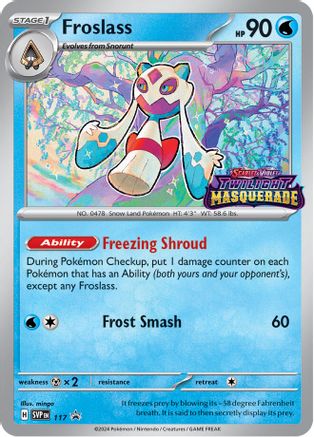 Froslass (SVP117) Holofoil [SV06: Twilight Masquerade Promo]