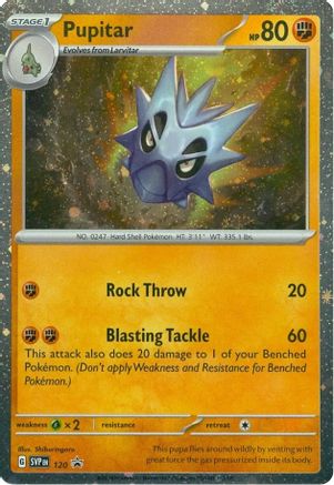 Pupitar (SVP120) Holofoil [SV06: Twilight Masquerade Promo]