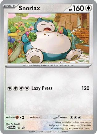 Snorlax (SVP122) Holofoil [SV06: Twilight Masquerade Promo]