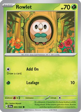 Rowlet (003/064)  [SV: Shrouded Fable]