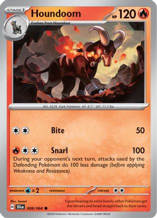 Houndoom (008/064)  [SV: Shrouded Fable]