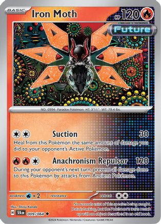 Iron Moth (009/064) Reverse Holofoil [SV: Shrouded Fable]