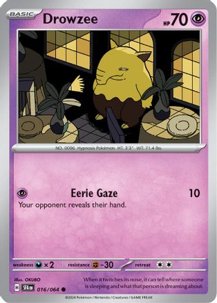 Drowzee (016/064)  [SV: Shrouded Fable]