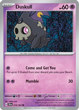 Duskull (018/064)  [SV: Shrouded Fable]