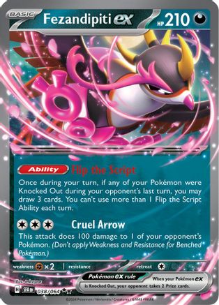 Fezandipiti ex (038/064) Holofoil [SV: Shrouded Fable]