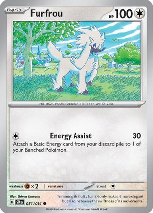 Furfrou (051/064)  [SV: Shrouded Fable]