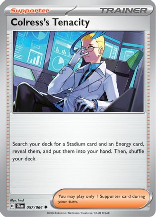 Colress's Tenacity (057/064) Reverse Holofoil [SV: Shrouded Fable]