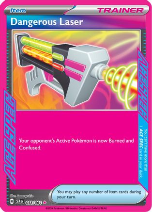 Dangerous Laser (058/064) Holofoil [SV: Shrouded Fable]