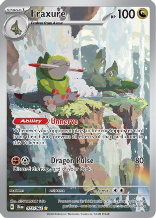 Fraxure (077/064) Holofoil [SV: Shrouded Fable]