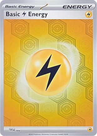 Basic Lightning Energy (4) Reverse Holofoil [SV: Shrouded Fable]