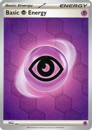 Basic Psychic Energy (5) Reverse Holofoil [SV: Shrouded Fable]