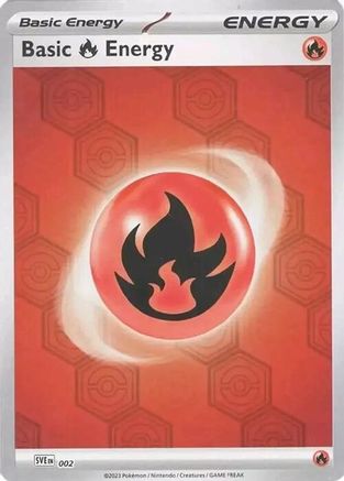 Basic Fire Energy (2) Reverse Holofoil [SV: Shrouded Fable]