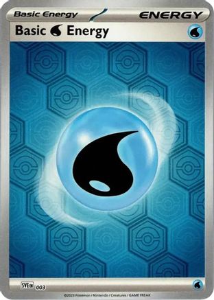 Basic Water Energy (3) Reverse Holofoil [SV: Shrouded Fable]