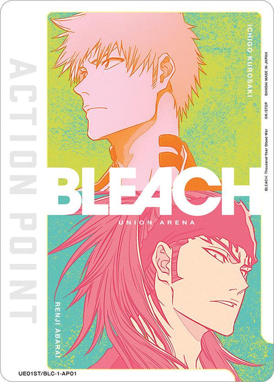 Action Point Card (AP01) (Ichigo Kurosaki/Renji Abarai) [UE01ST - UE01ST/BLC-1-AP01]