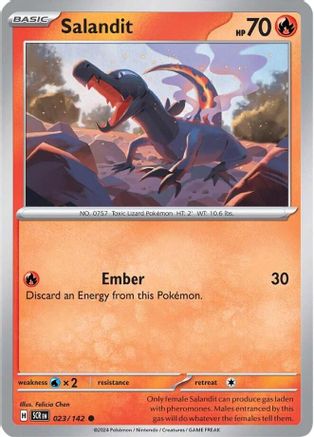 Salandit (23/142)  [SV07: Stellar Crown]