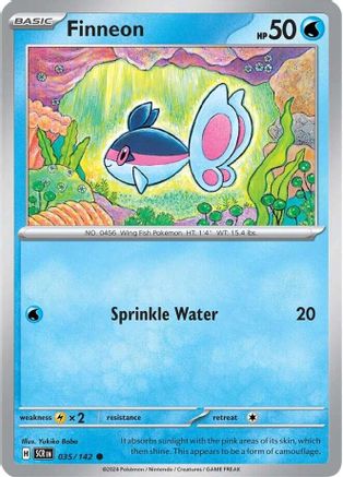 Finneon (35/142) Reverse Holofoil [SV07: Stellar Crown]