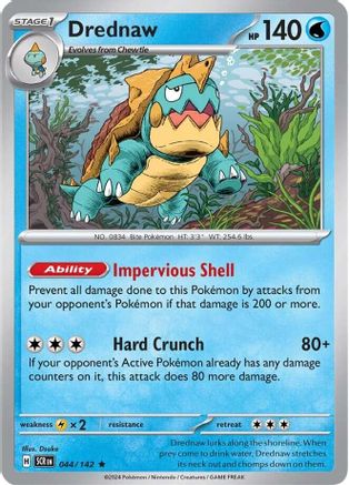 Drednaw (44/142) Holofoil [SV07: Stellar Crown]