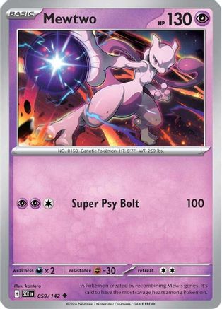 Mewtwo (59/142)  [SV07: Stellar Crown]