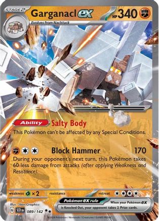 Garganacl ex (89/142) Holofoil [SV07: Stellar Crown]