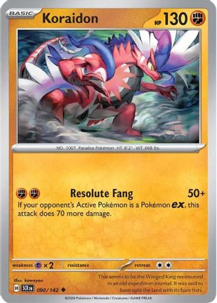 Koraidon (90/142) Reverse Holofoil [SV07: Stellar Crown]