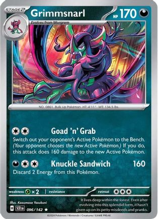 Grimmsnarl (96/142) Holofoil [SV07: Stellar Crown]